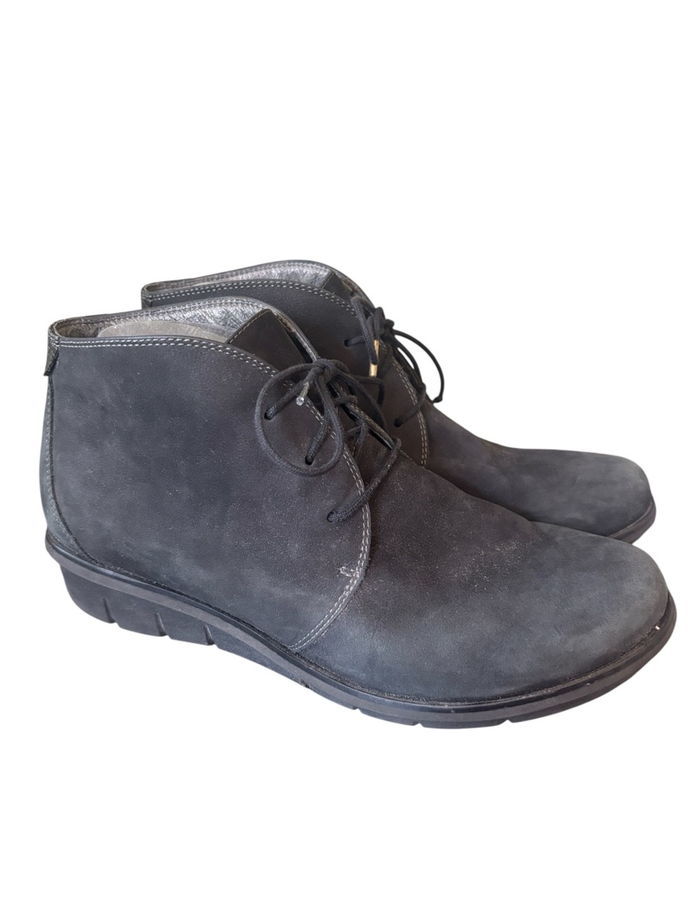 Dansko Joy Black Suede Chukka Ankle Boots Size 41